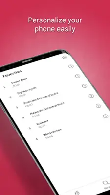 SMS Ringtones Pro android App screenshot 2