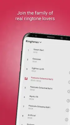 SMS Ringtones Pro android App screenshot 4